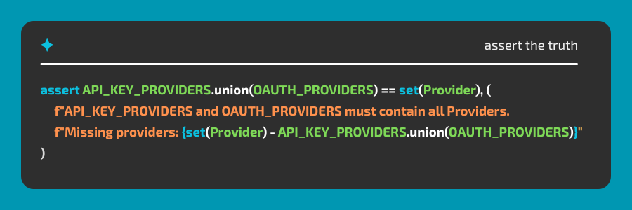 How to document with asserts